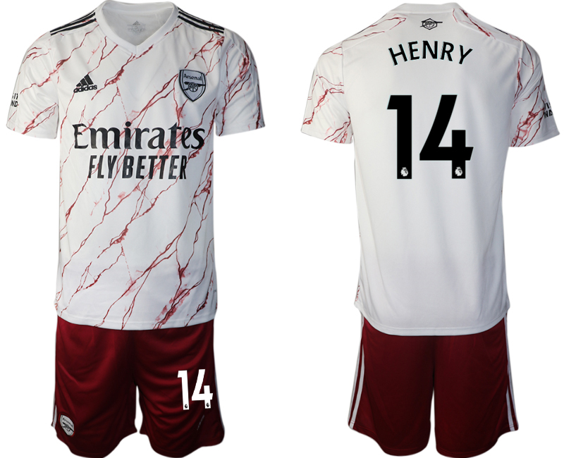Men 2020-2021 club Arsenal away #14 white Soccer Jerseys1